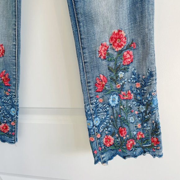 Driftwood Candace Embroidered Jeans 28/25 - Picture 7 of 11